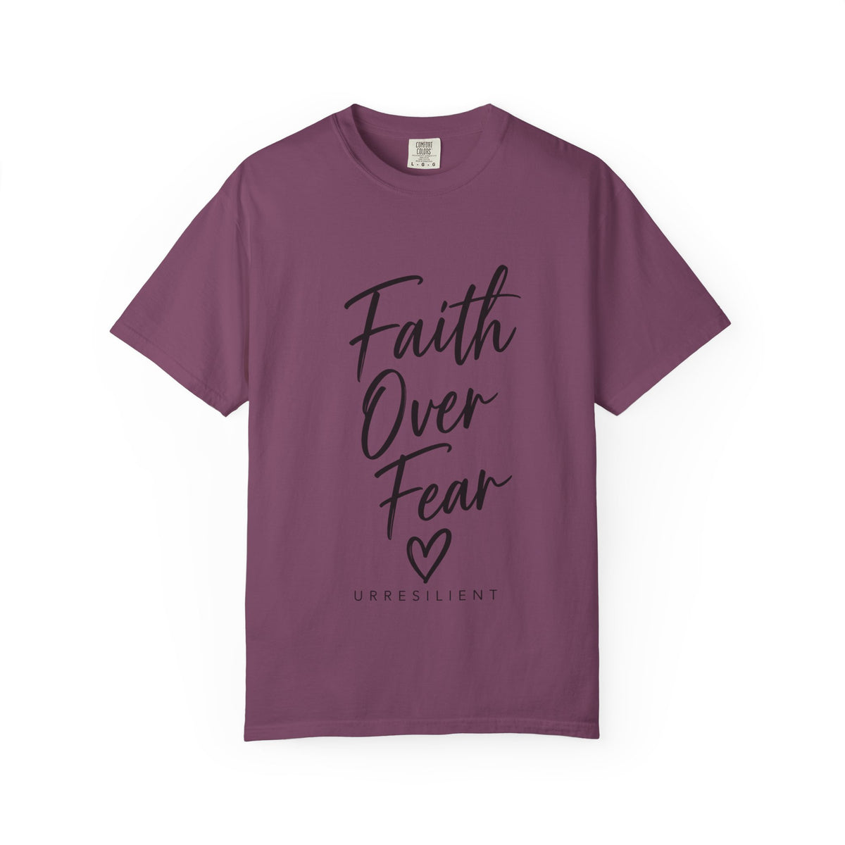 Faith Over Fear T-Shirt — Inspirational Christian Graphic Tee