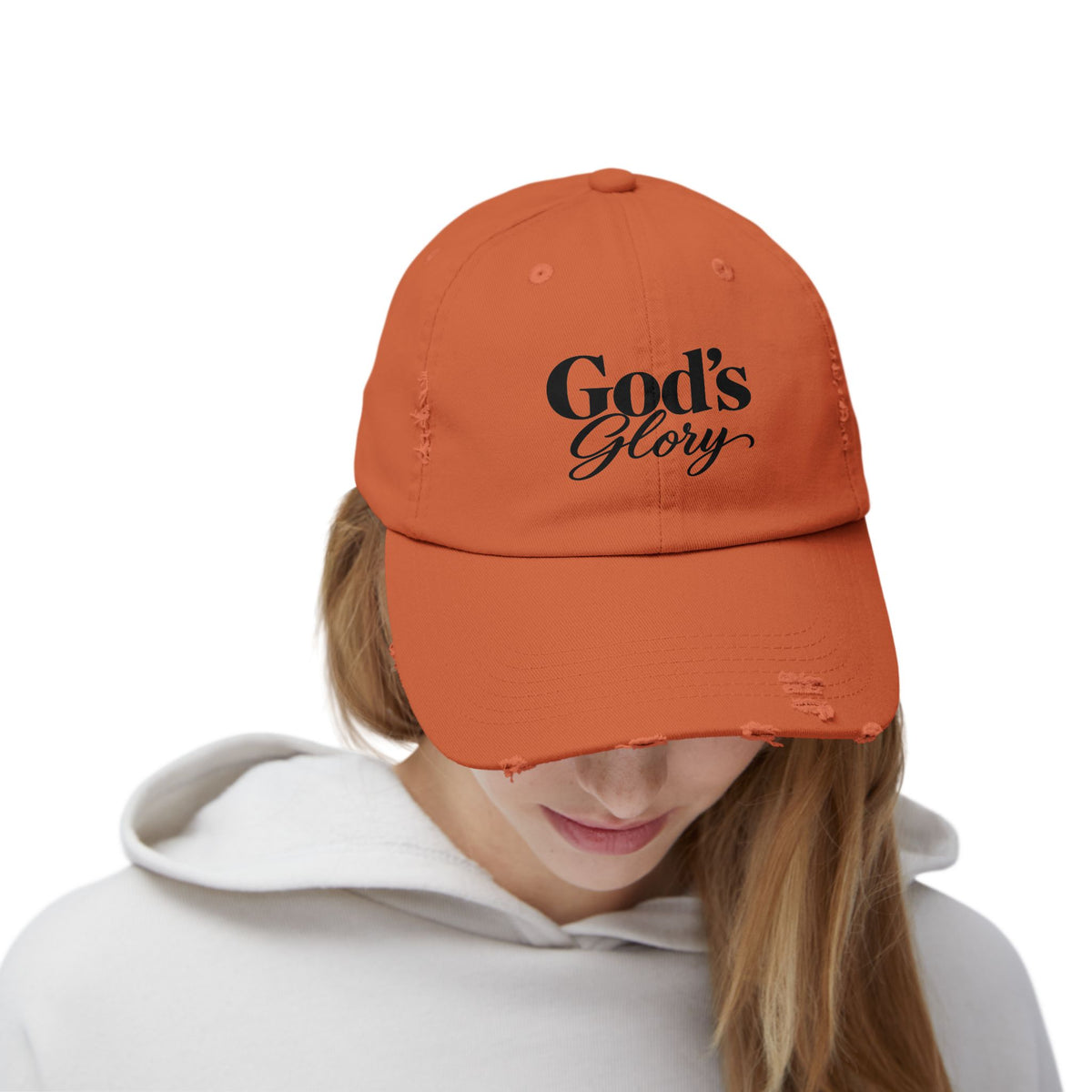 God's Glory Distressed Baseball Cap