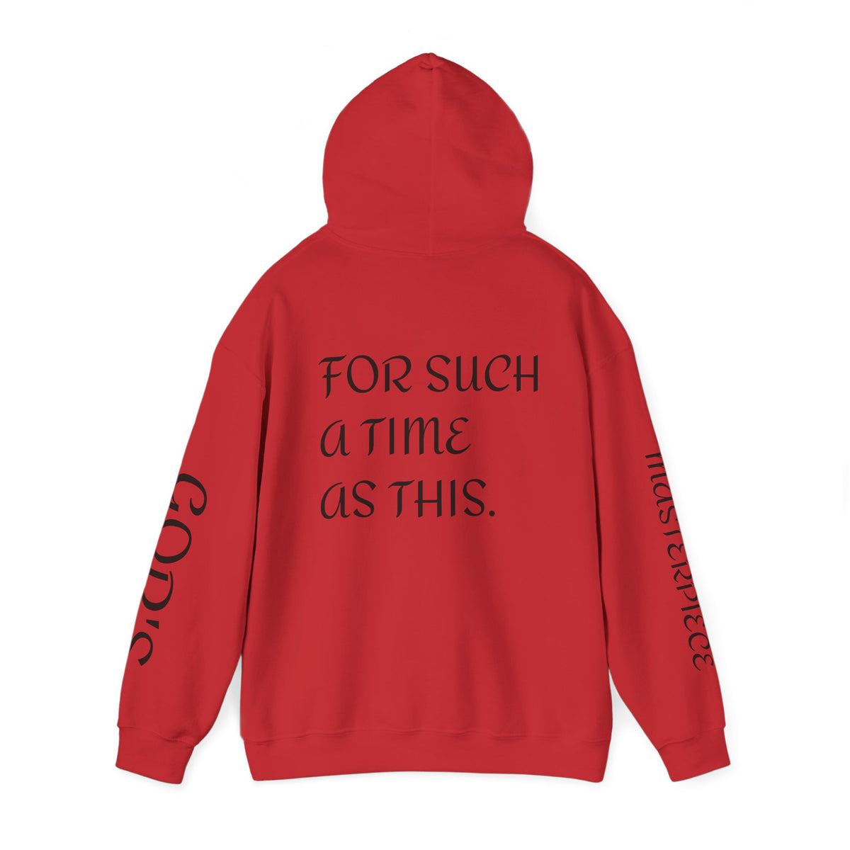 Chosen Hoodie — "For Such a Time as This" Inspirational Christian Hoodie