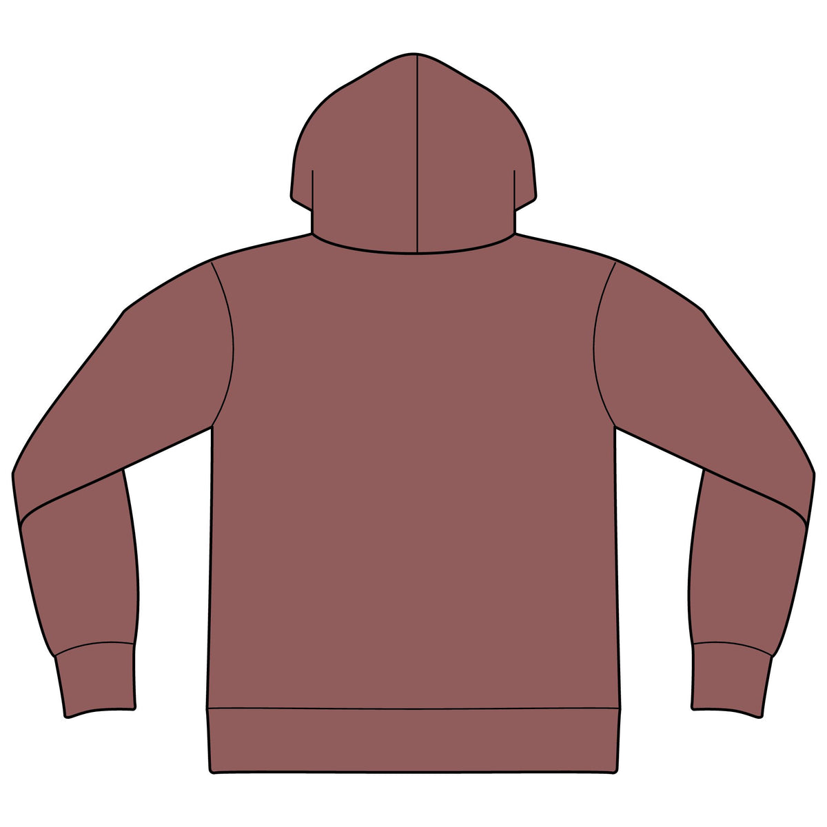 Unisex Sponge Fleece Drop Shoulder Hoodie Sweatshirt