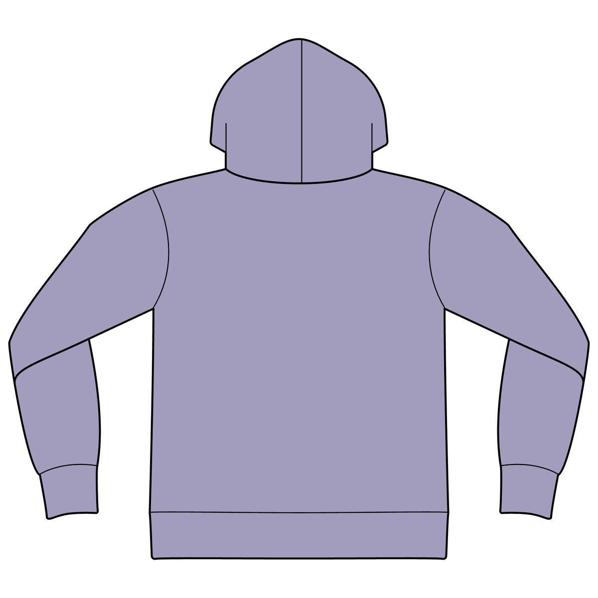Unisex Sponge Fleece Drop Shoulder Hoodie Sweatshirt