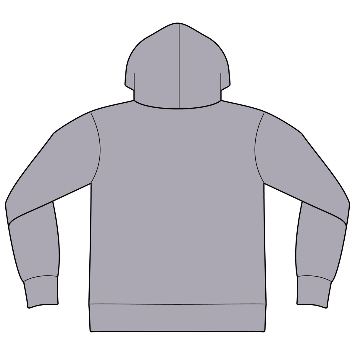 Unisex Sponge Fleece Drop Shoulder Hoodie Sweatshirt