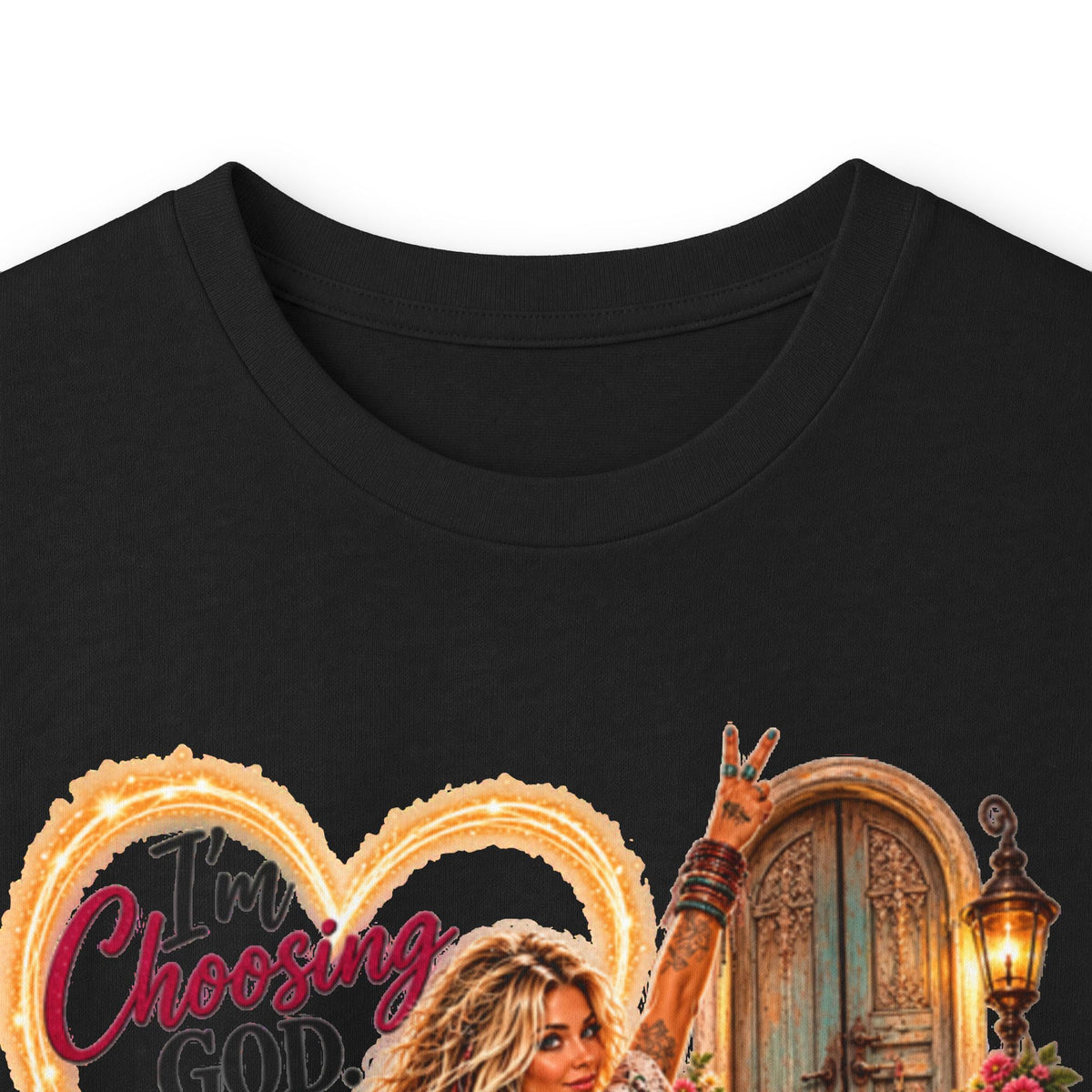 Faithful Journey Long Sleeve Tee — "The Road to God" Inspirational Christian Shirt