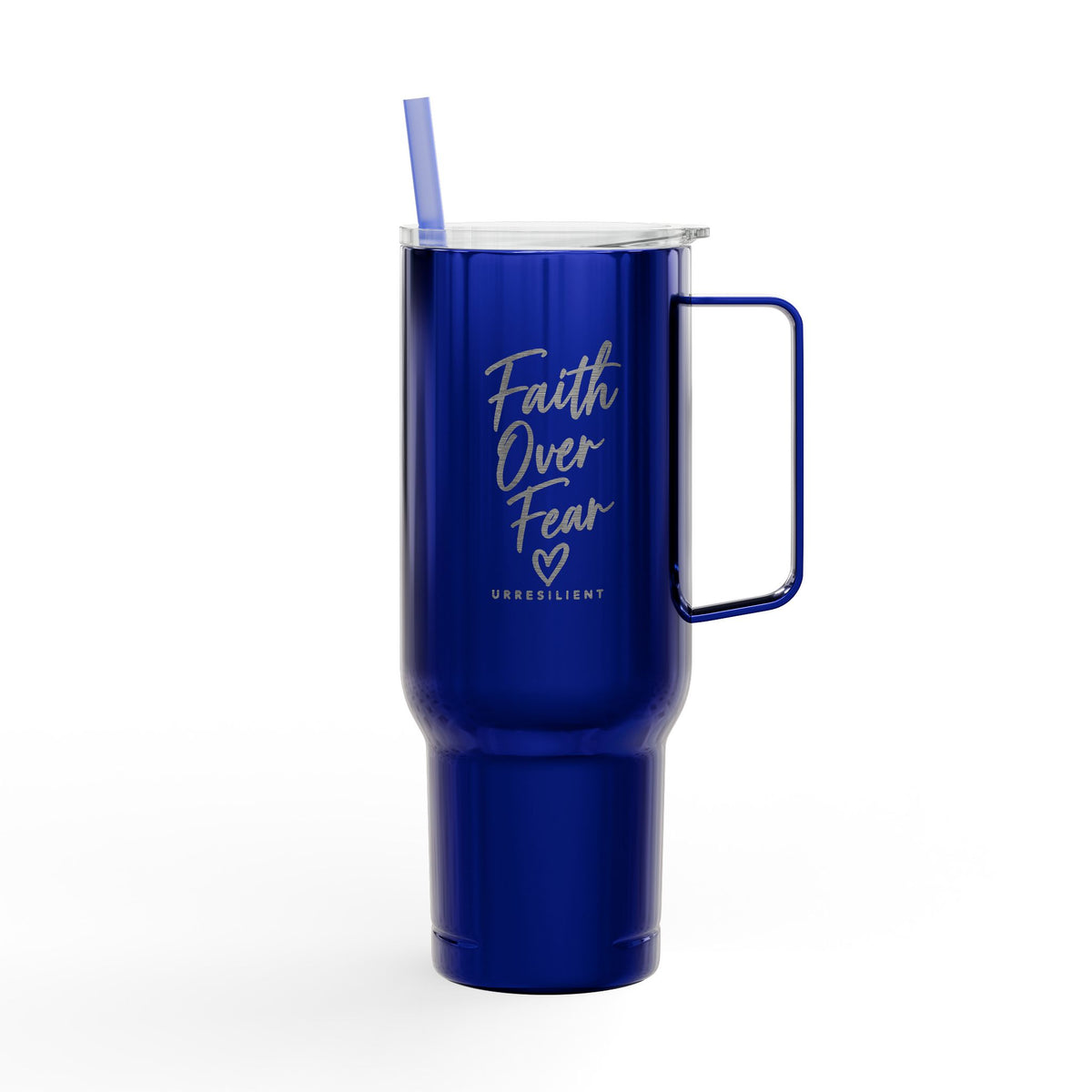 40oz Engraved Insulated Tumbler with Lid — "Some Girl Different" Script Travel Mug