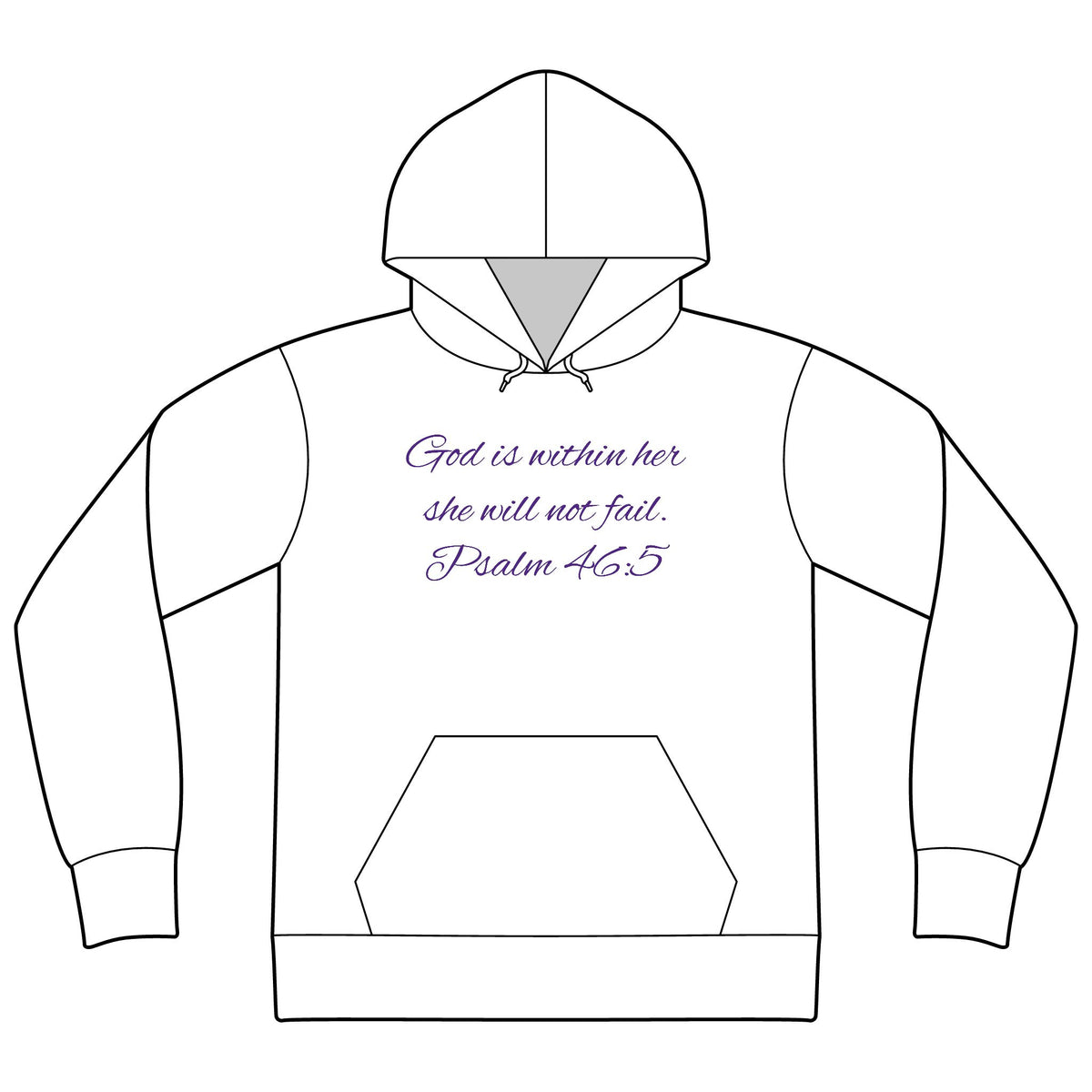 Unisex Sponge Fleece Drop Shoulder Hoodie Sweatshirt