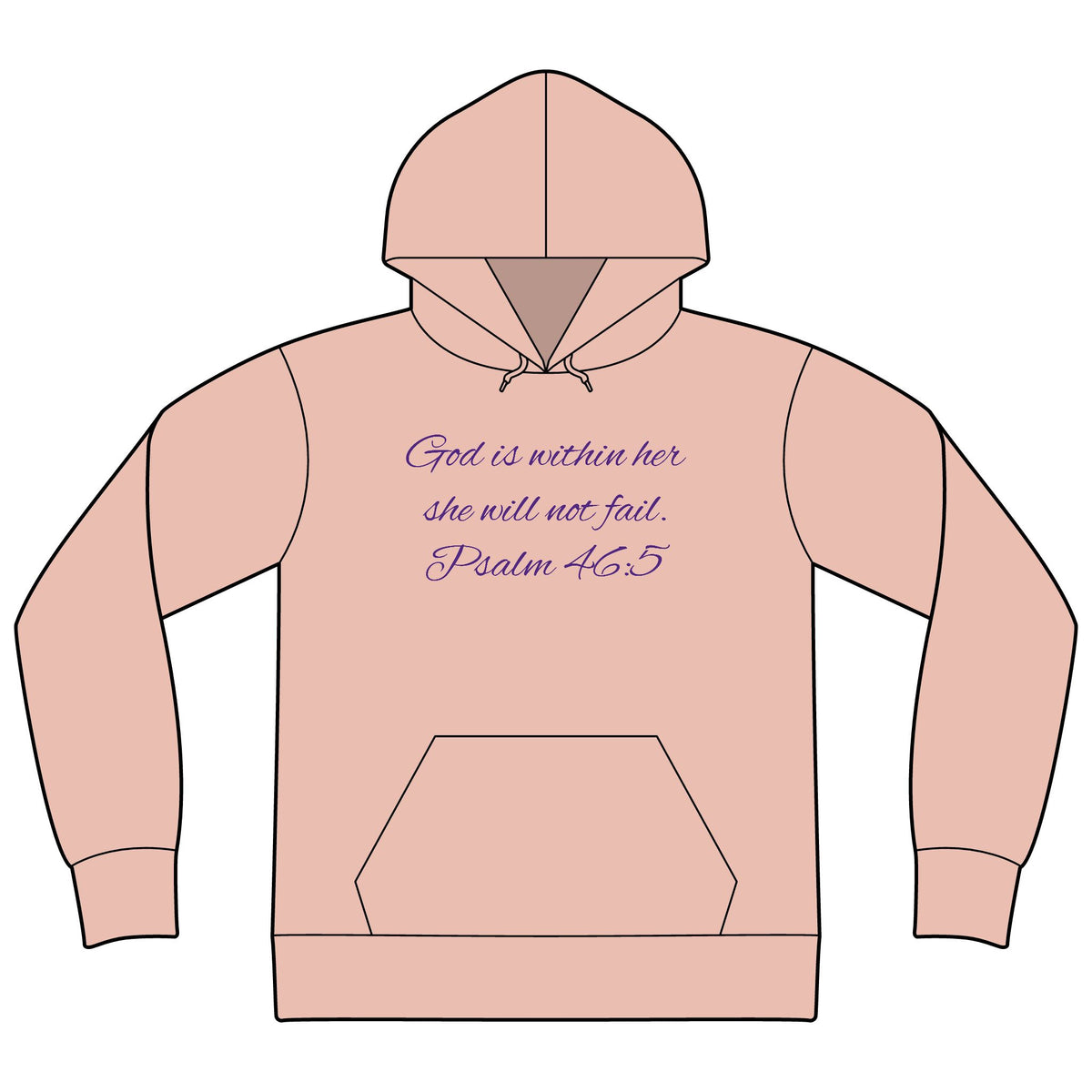 Unisex Sponge Fleece Drop Shoulder Hoodie Sweatshirt