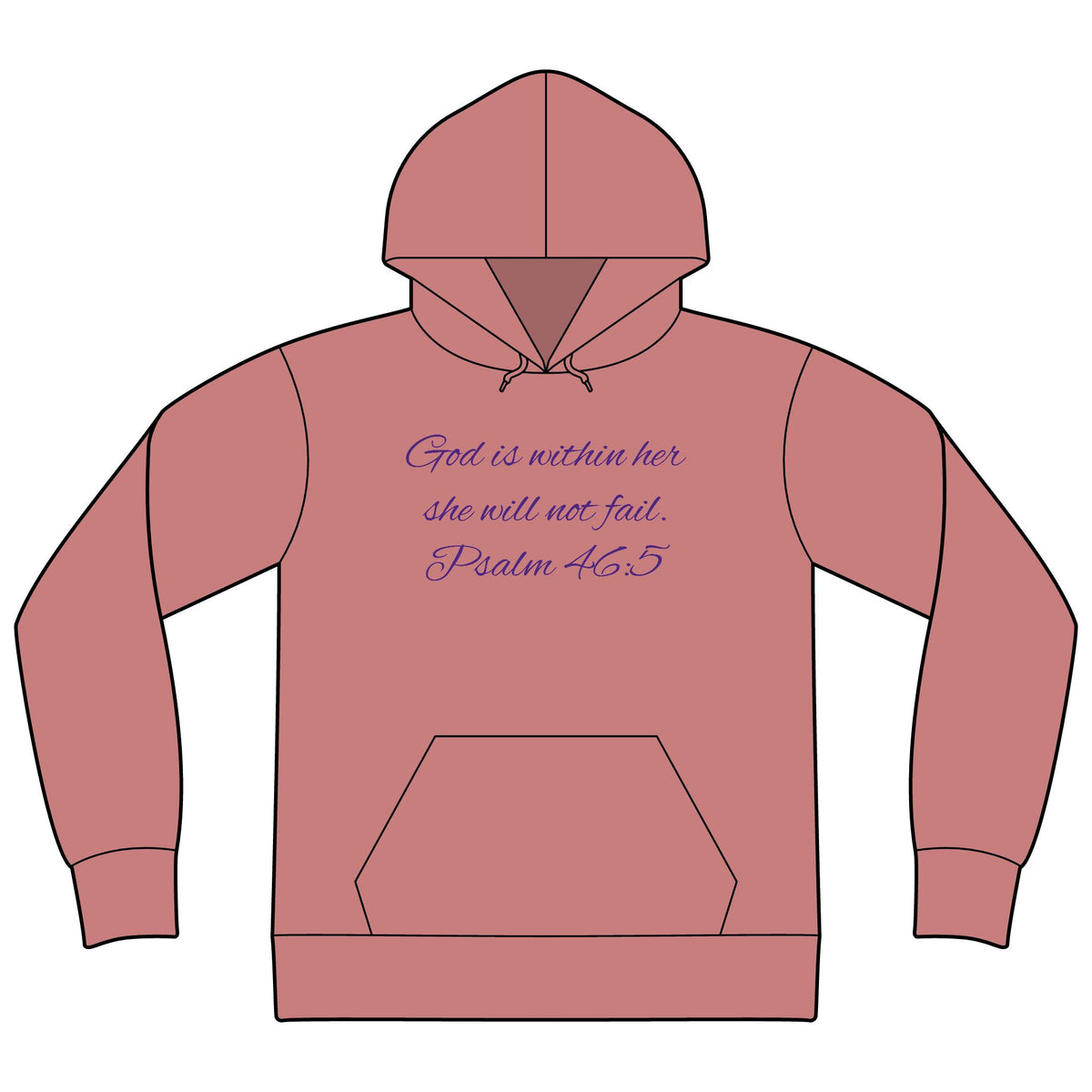 Unisex Sponge Fleece Drop Shoulder Hoodie Sweatshirt