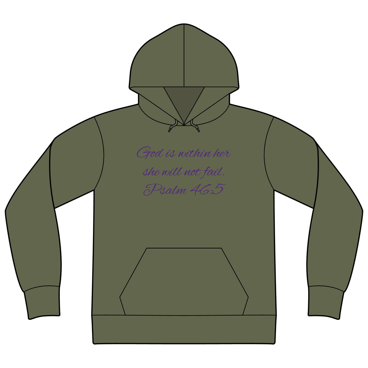 Unisex Sponge Fleece Drop Shoulder Hoodie Sweatshirt