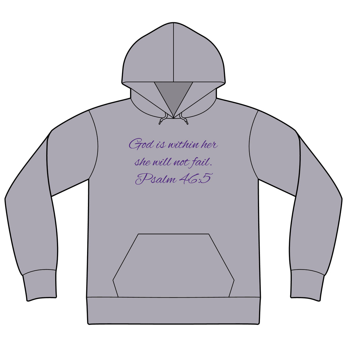 Unisex Sponge Fleece Drop Shoulder Hoodie Sweatshirt
