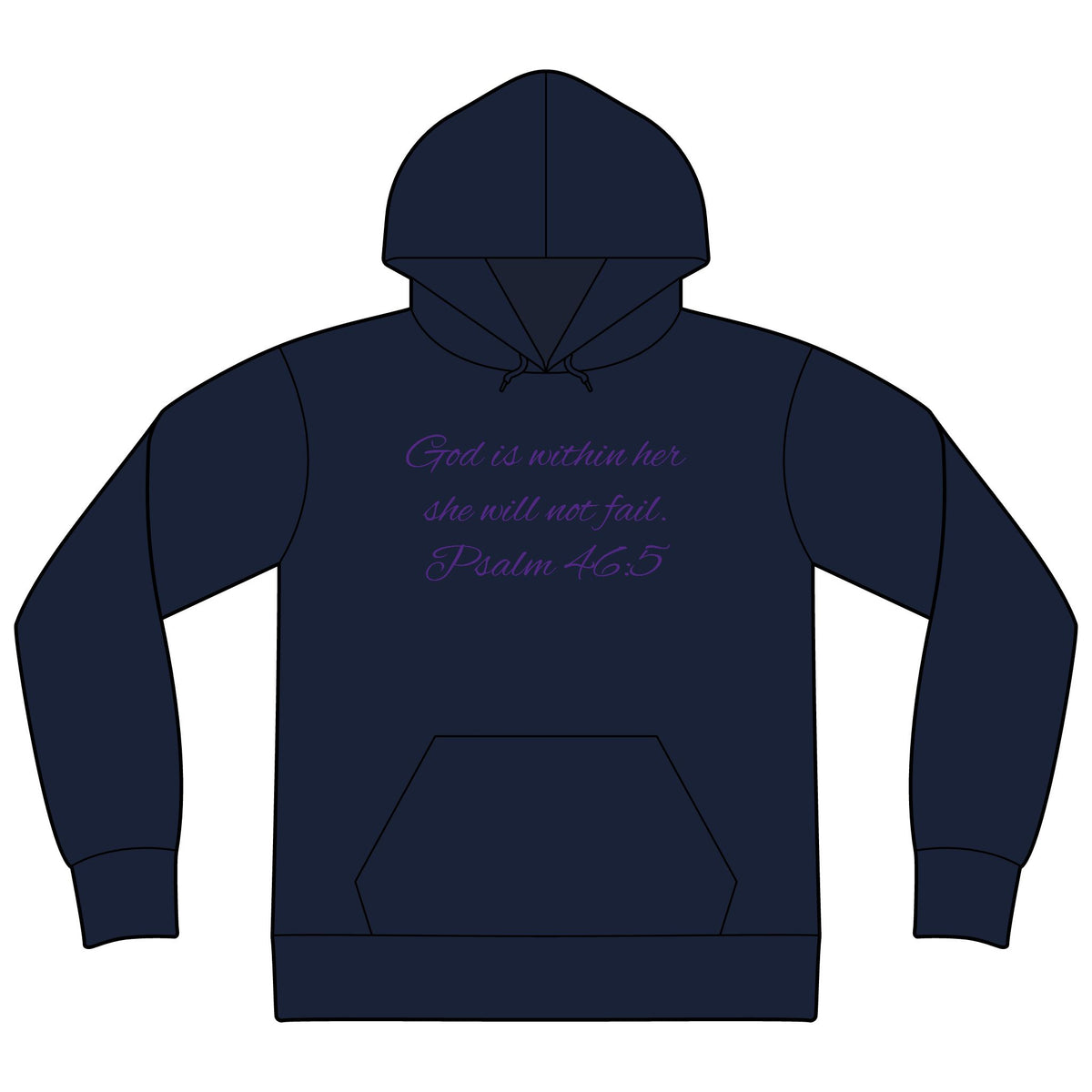 Unisex Sponge Fleece Drop Shoulder Hoodie Sweatshirt