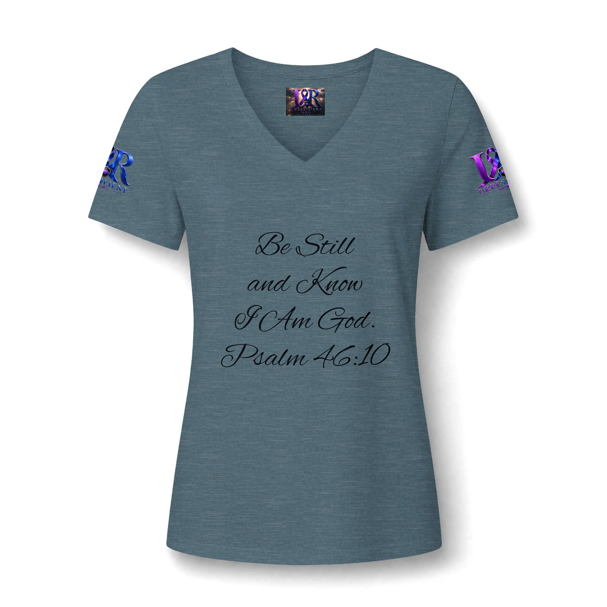 Women's Relaxed Heather CVC V-Neck Tee