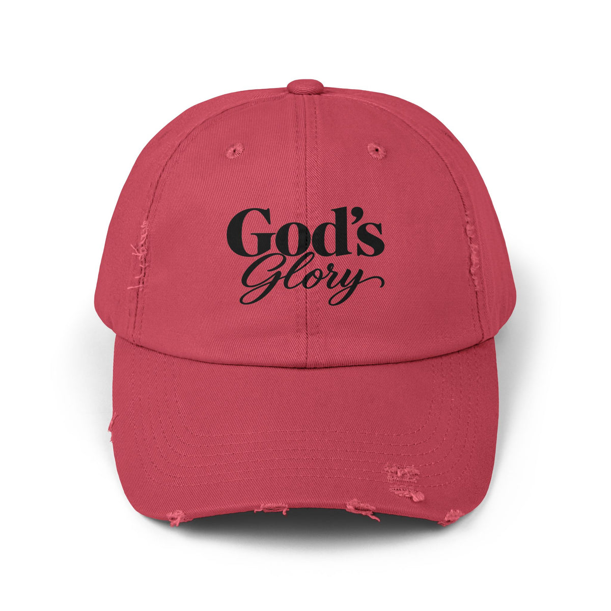 God's Glory Distressed Baseball Cap