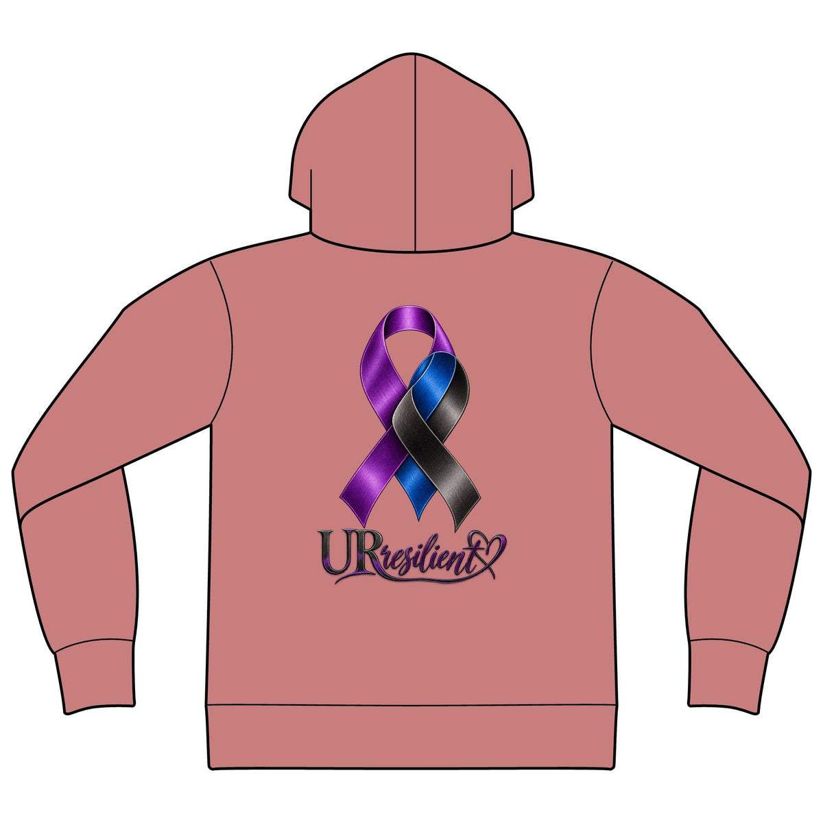 Unisex Sponge Fleece Drop Shoulder Hoodie Sweatshirt