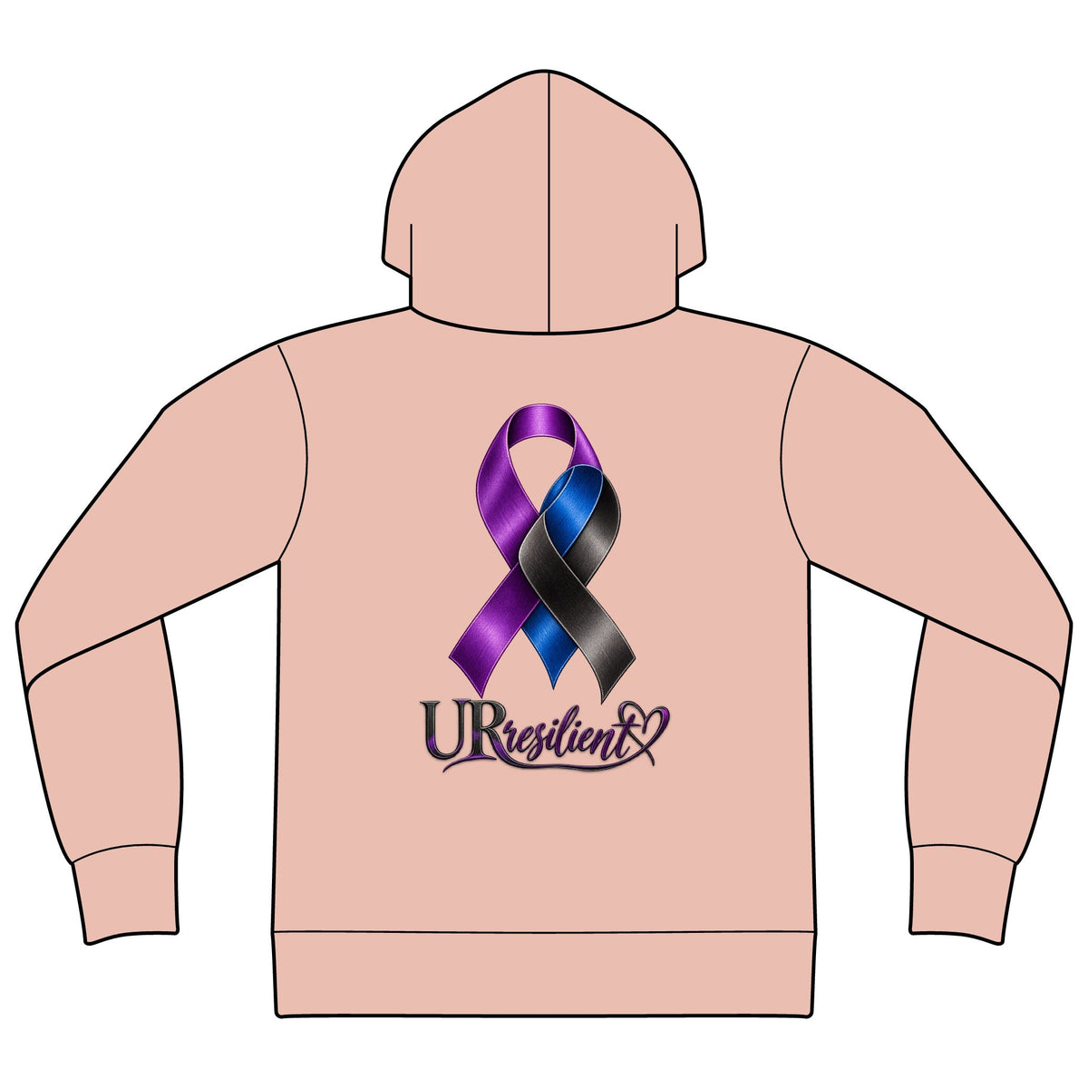 Unisex Sponge Fleece Drop Shoulder Hoodie Sweatshirt
