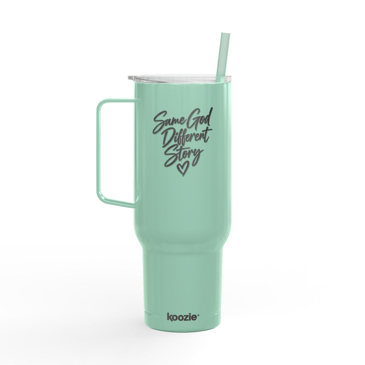 40oz Engraved Insulated Tumbler with Lid — "Some Girl Different" Script Travel Mug