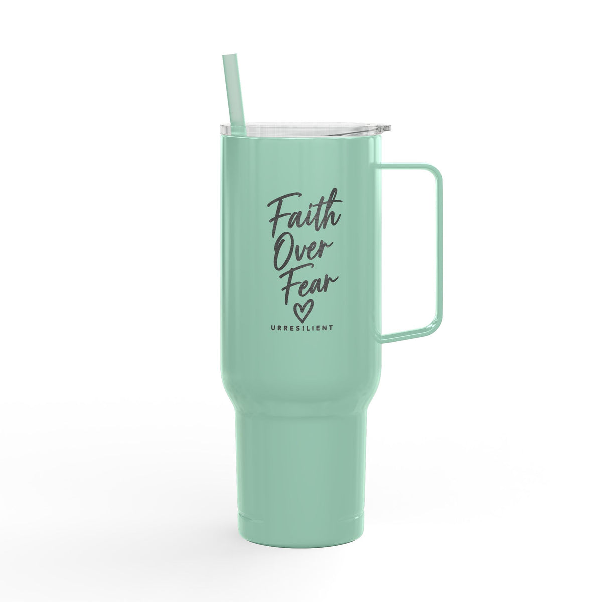 40oz Engraved Insulated Tumbler with Lid — "Some Girl Different" Script Travel Mug