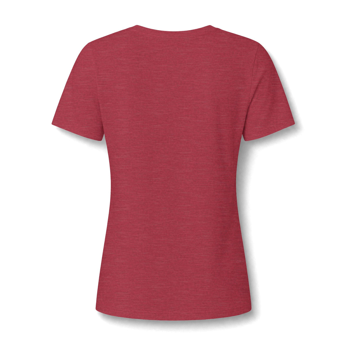 Women's Relaxed Heather CVC V-Neck Tee
