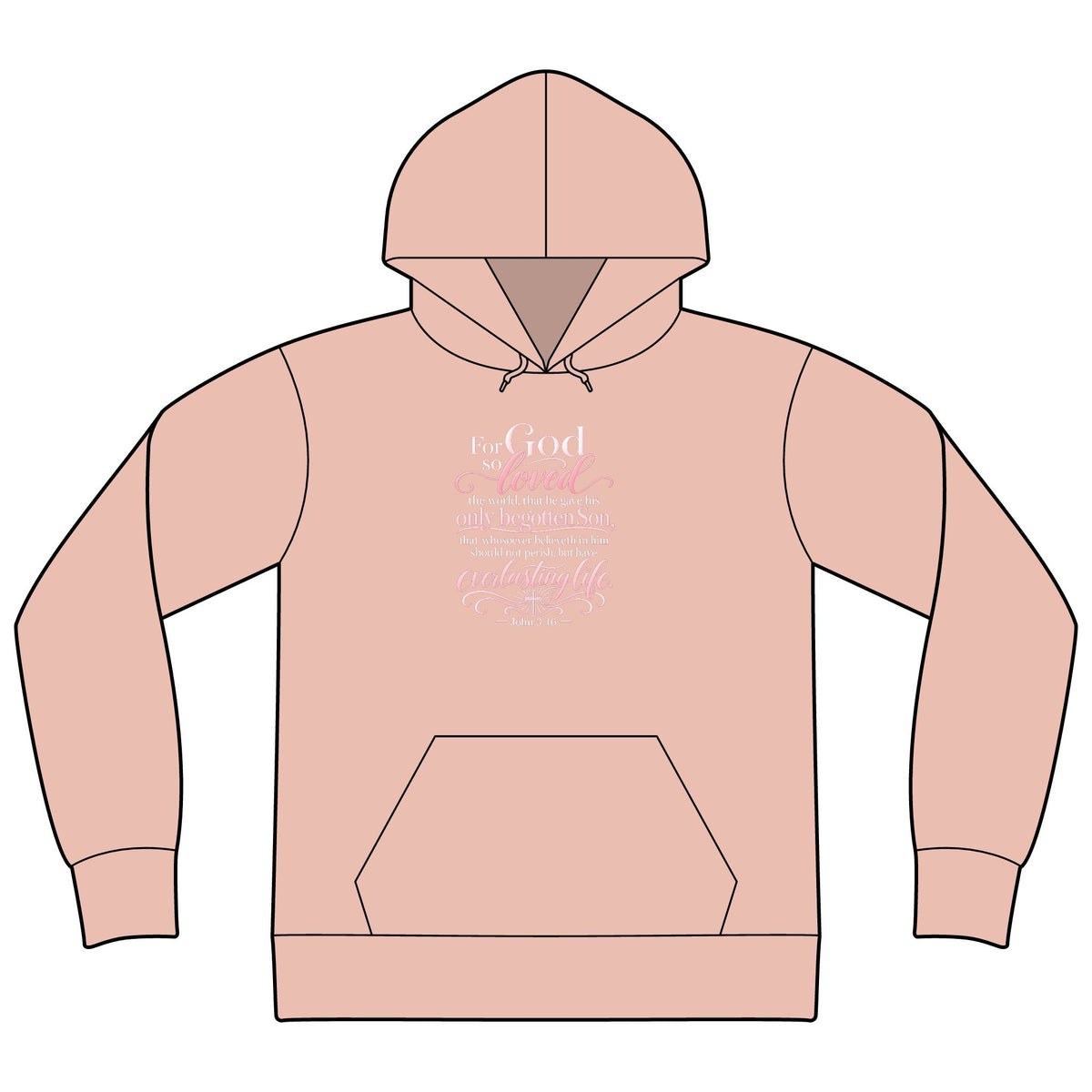 Unisex Sponge Fleece Drop Shoulder Hoodie Sweatshirt