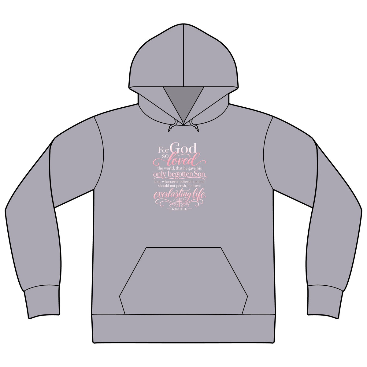 Unisex Sponge Fleece Drop Shoulder Hoodie Sweatshirt