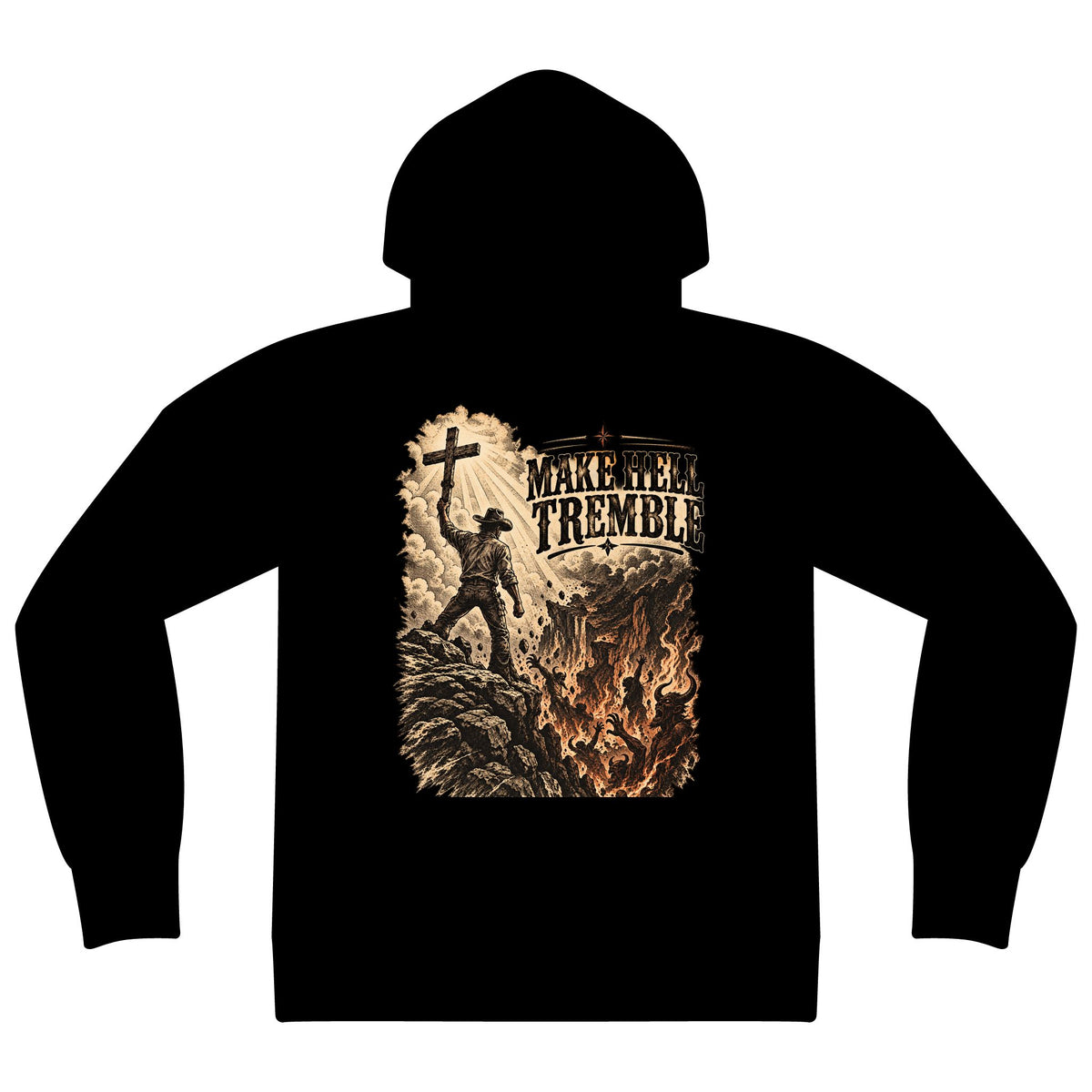 Unisex Sponge Fleece Drop Shoulder Hoodie Sweatshirt