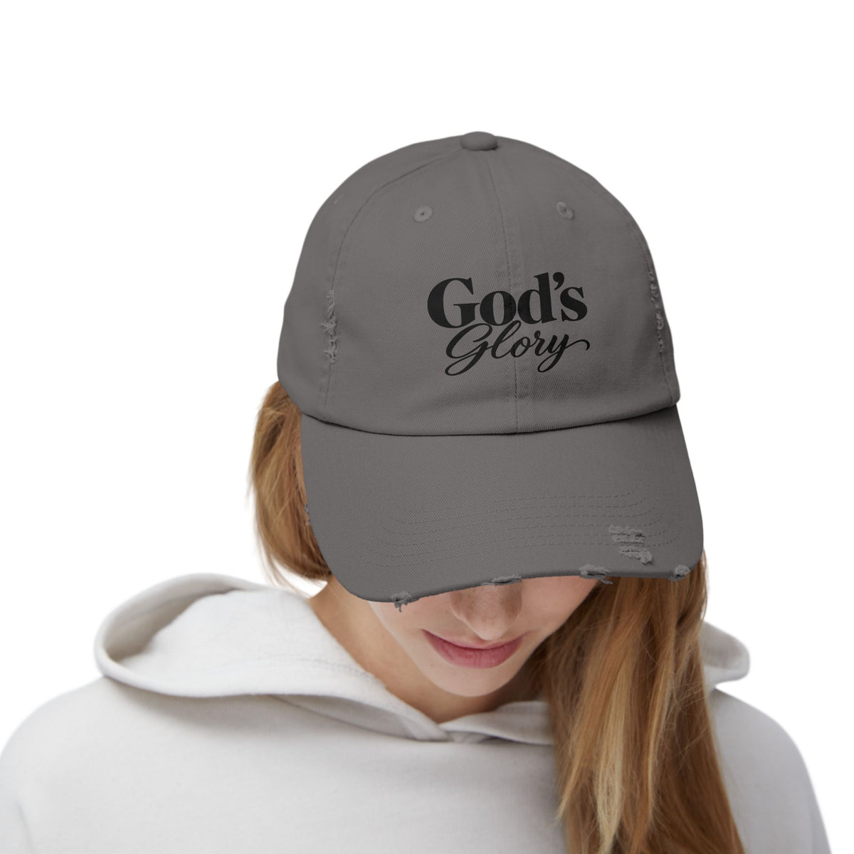 God's Glory Distressed Baseball Cap