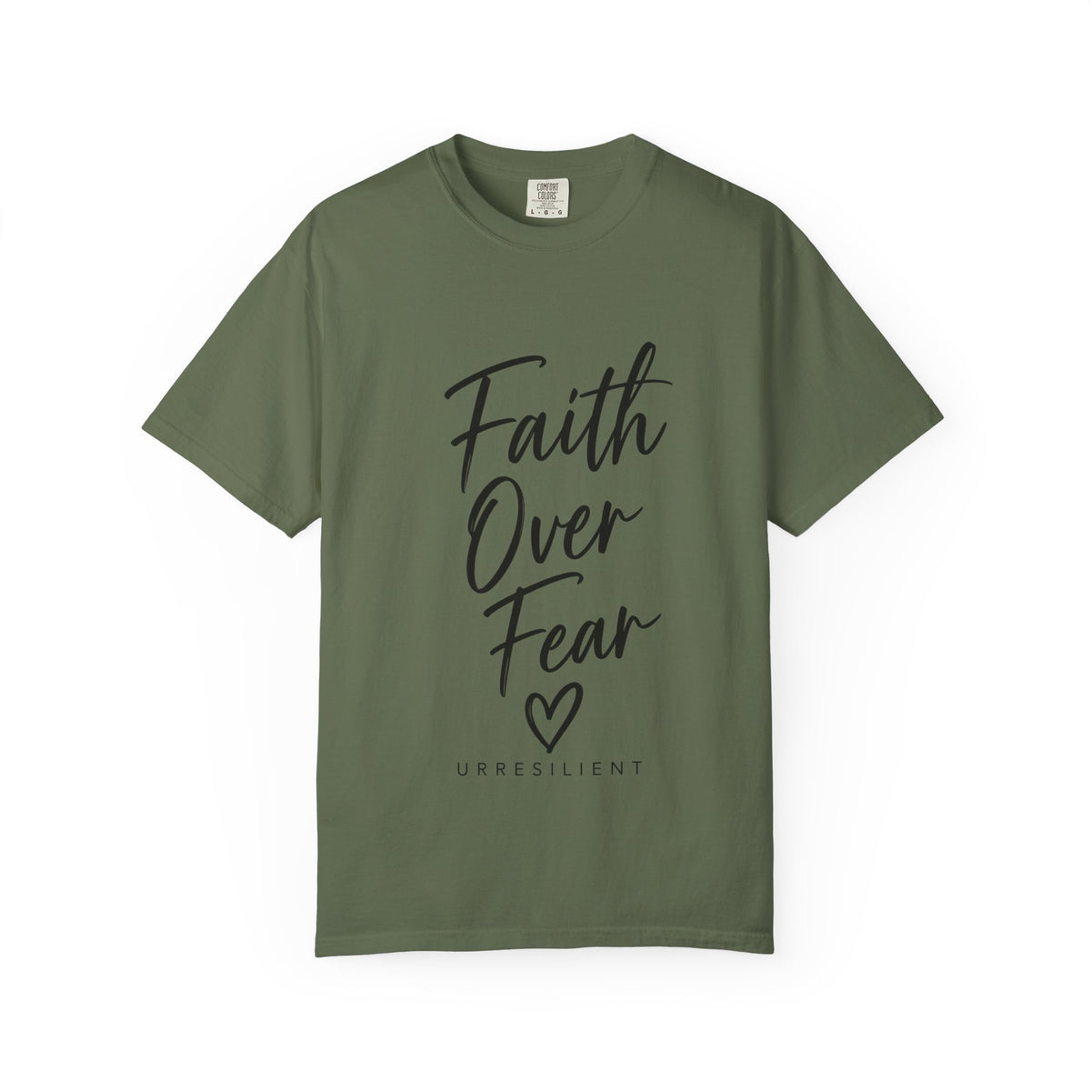 Faith Over Fear T-Shirt — Inspirational Christian Graphic Tee