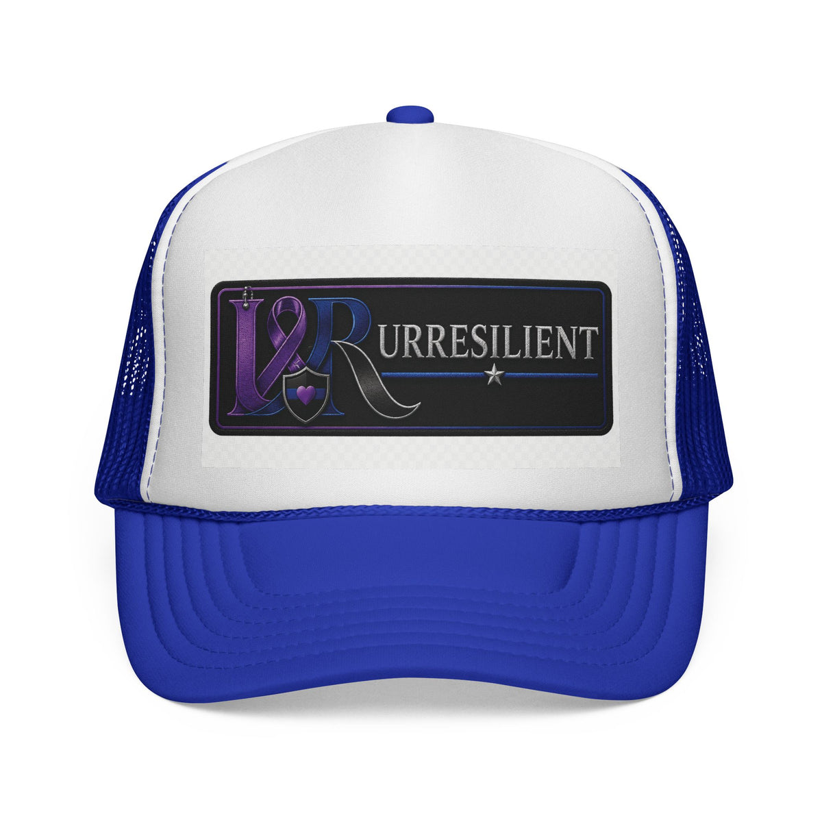 Resilient Ribbon Trucker Hat — 'Rurresilient' Purple Awareness Cap