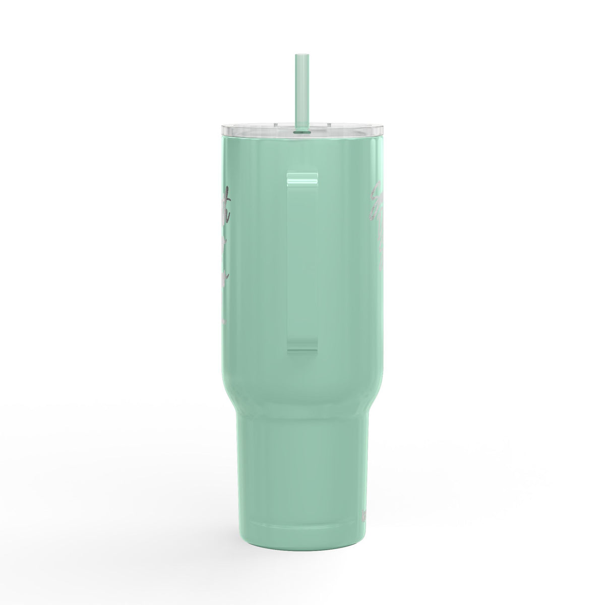 40oz Engraved Insulated Tumbler with Lid — "Some Girl Different" Script Travel Mug