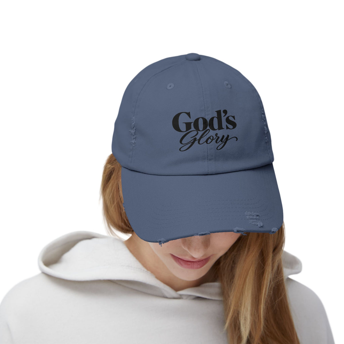 God's Glory Distressed Baseball Cap