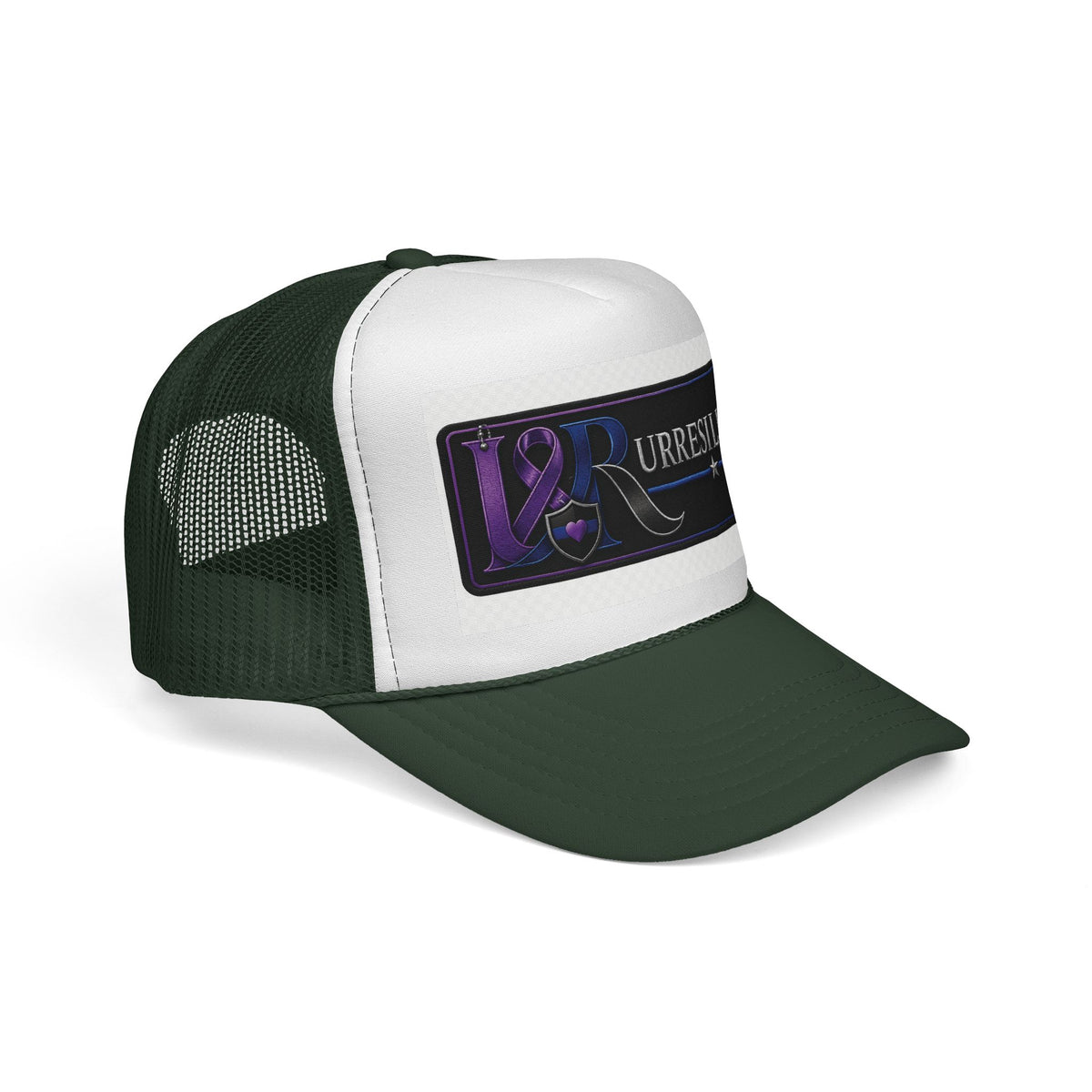 Resilient Ribbon Trucker Hat — 'Rurresilient' Purple Awareness Cap