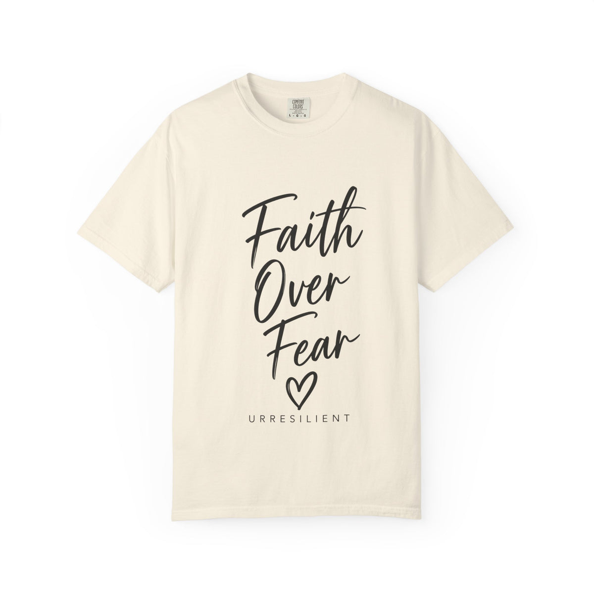 Faith Over Fear T-Shirt — Inspirational Christian Graphic Tee