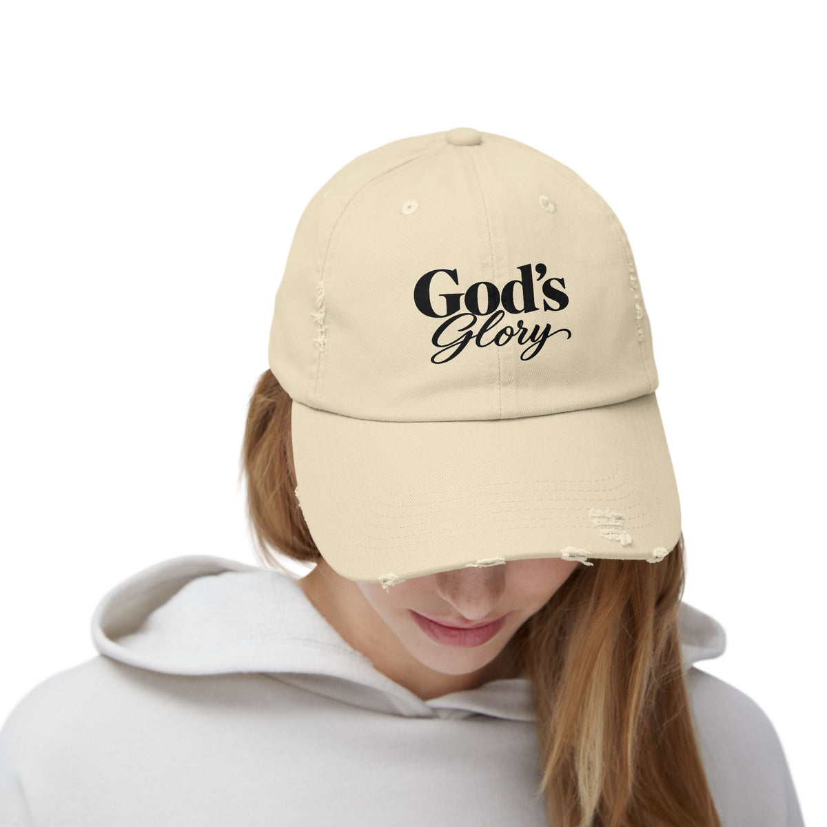 God's Glory Distressed Baseball Cap