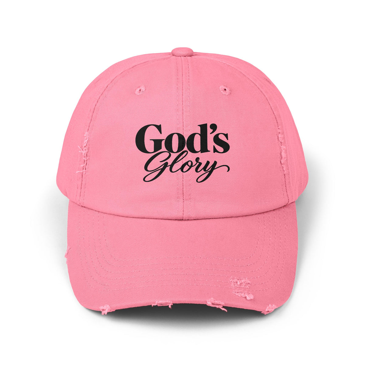 God's Glory Distressed Baseball Cap