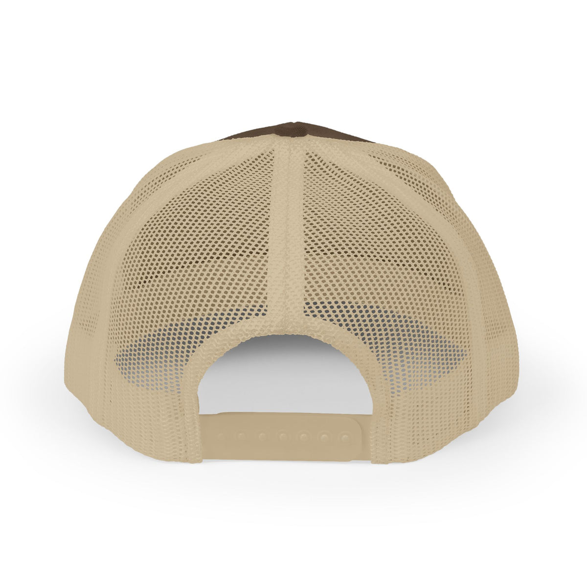 Mom Ruoy Snapback Trucker Cap — Rustic Mom Hat with Curved Text