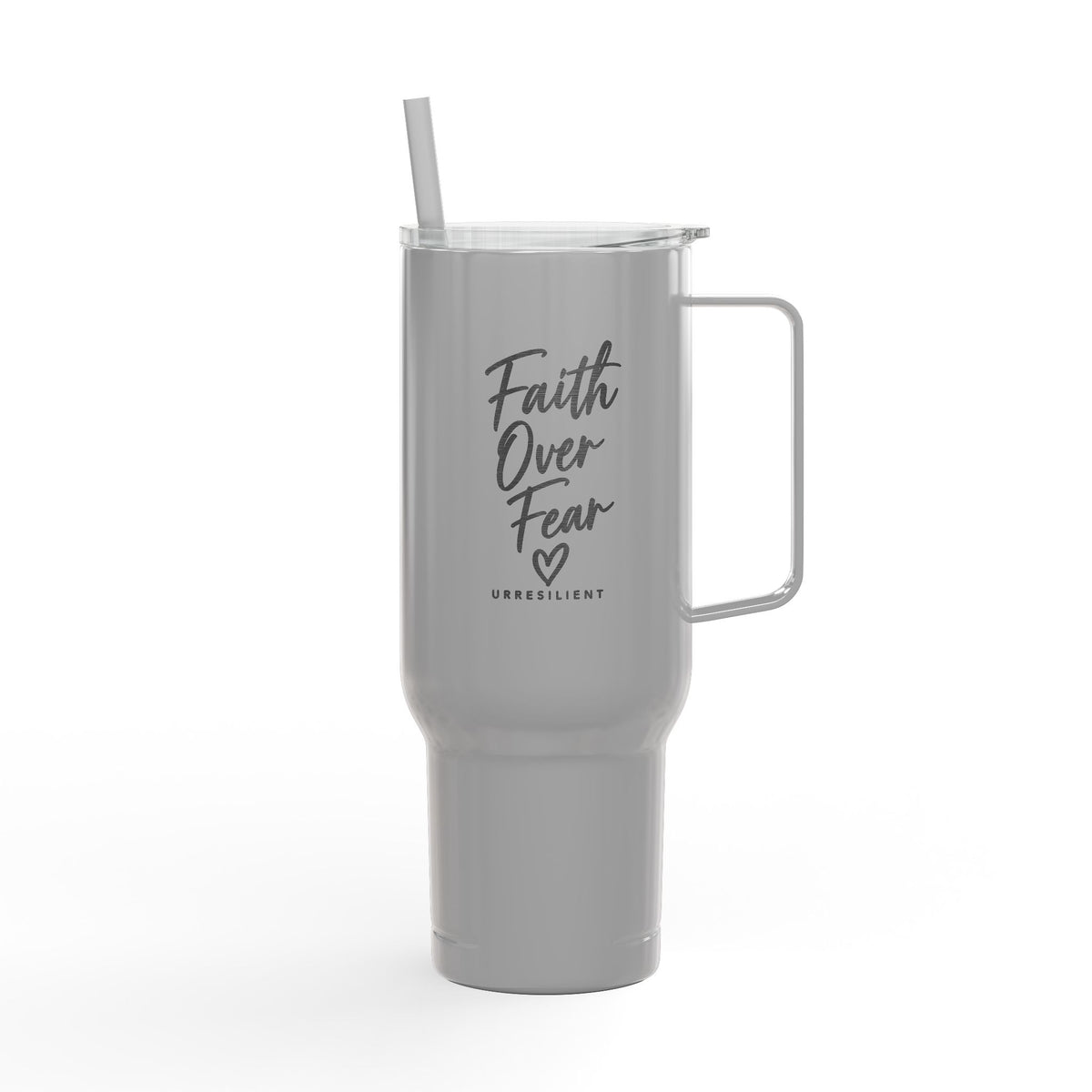 40oz Engraved Insulated Tumbler with Lid — "Some Girl Different" Script Travel Mug