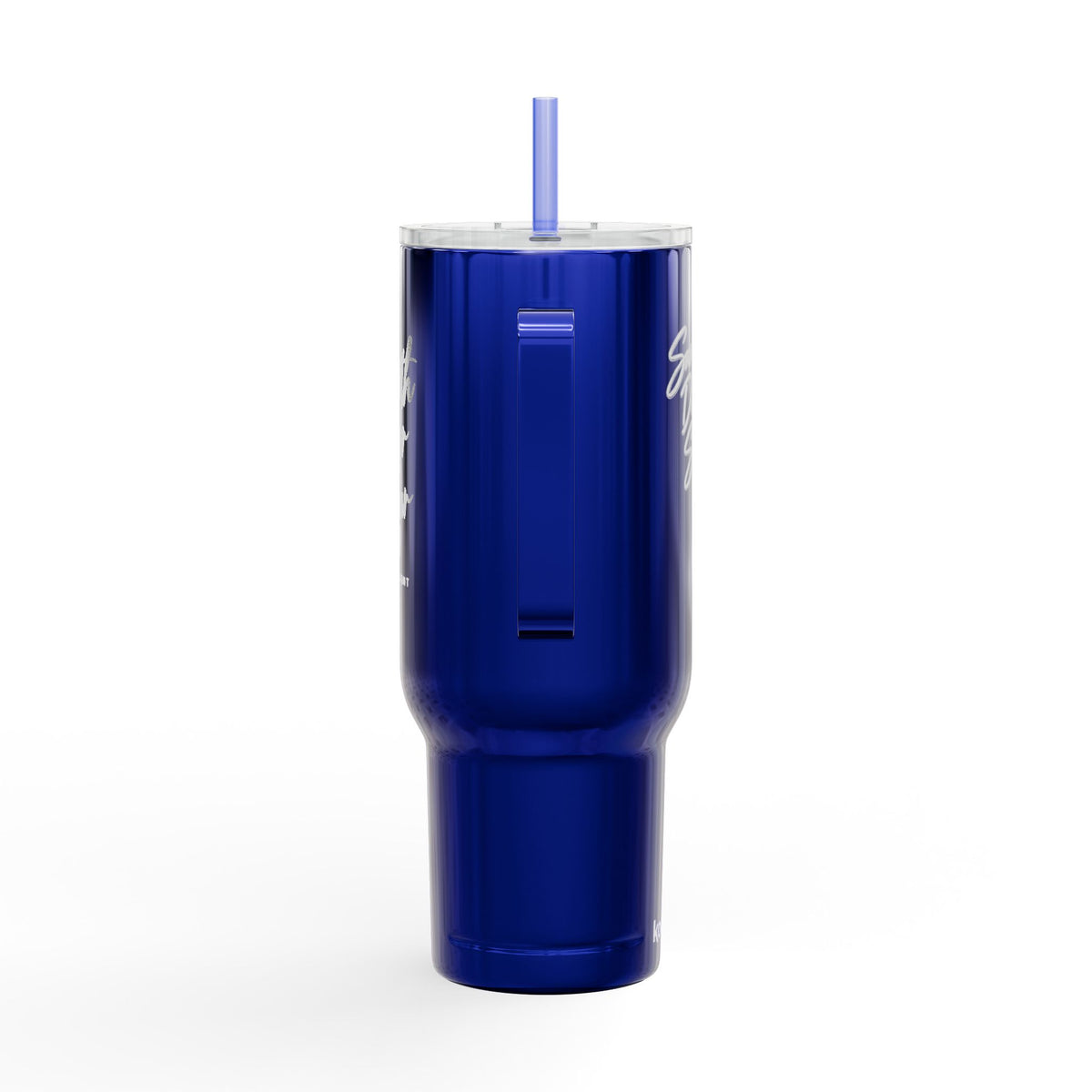 40oz Engraved Insulated Tumbler with Lid — "Some Girl Different" Script Travel Mug