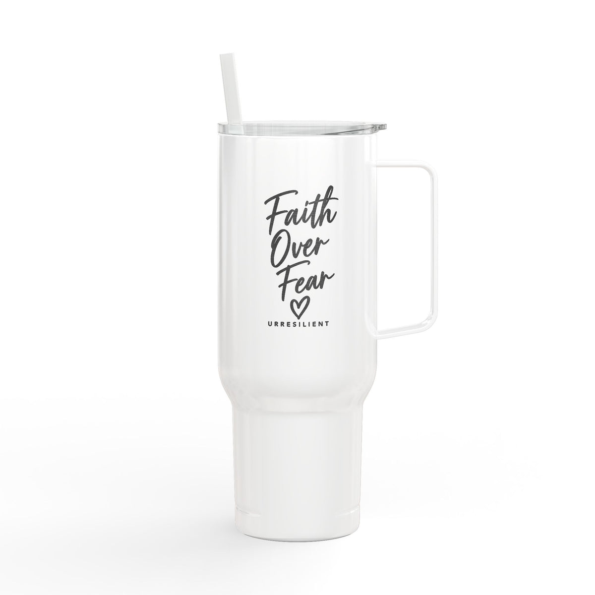 40oz Engraved Insulated Tumbler with Lid — "Some Girl Different" Script Travel Mug