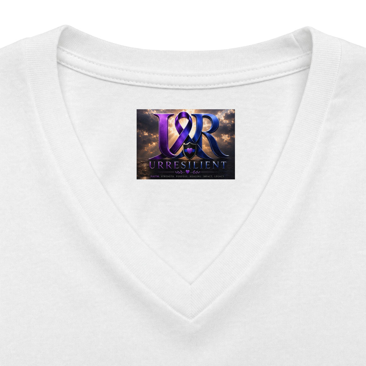 Women's Relaxed Heather CVC V-Neck Tee