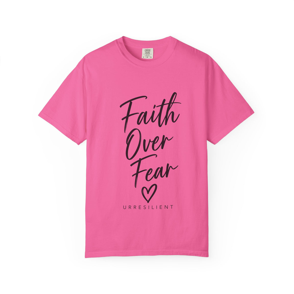 Faith Over Fear T-Shirt — Inspirational Christian Graphic Tee