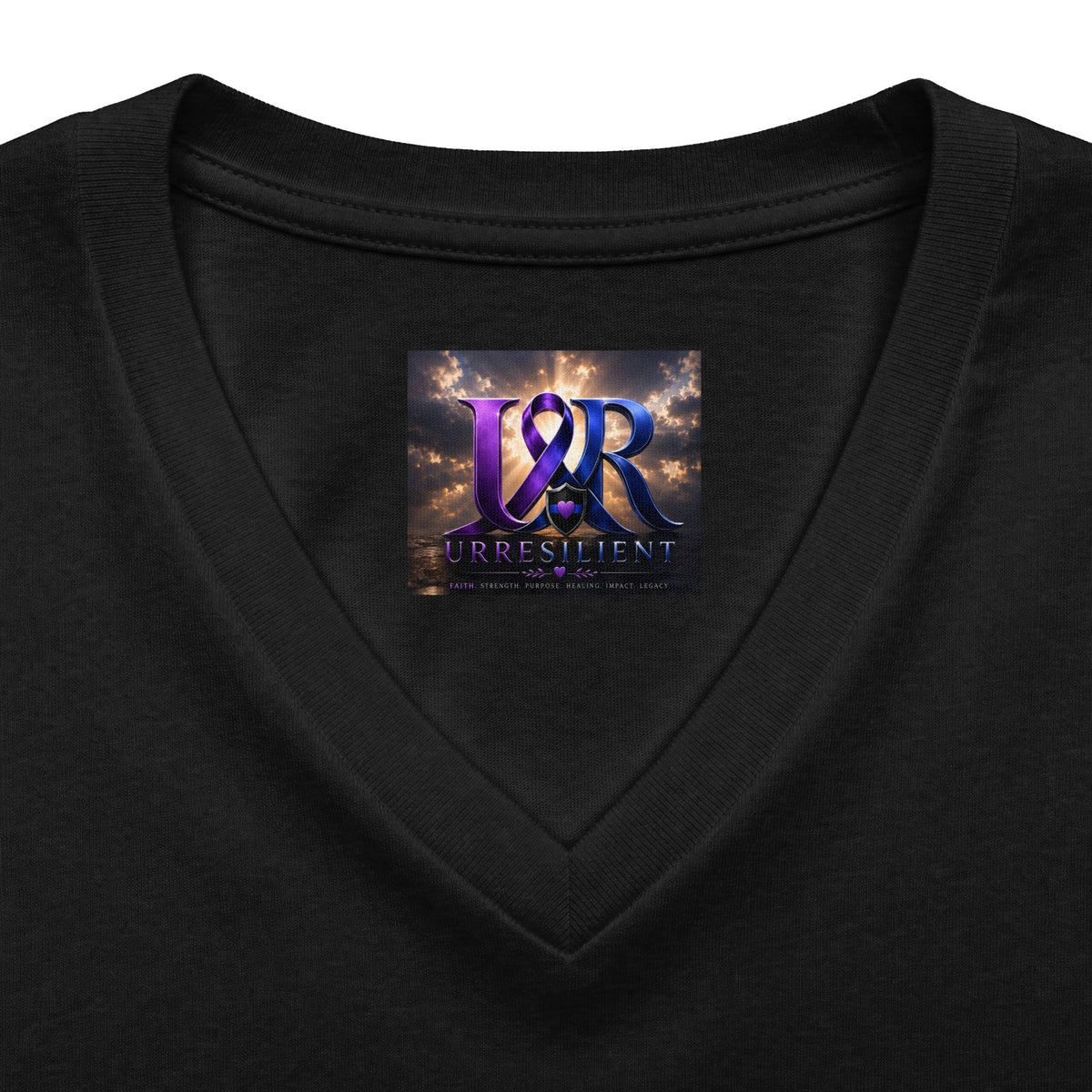 Women's Relaxed Heather CVC V-Neck Tee