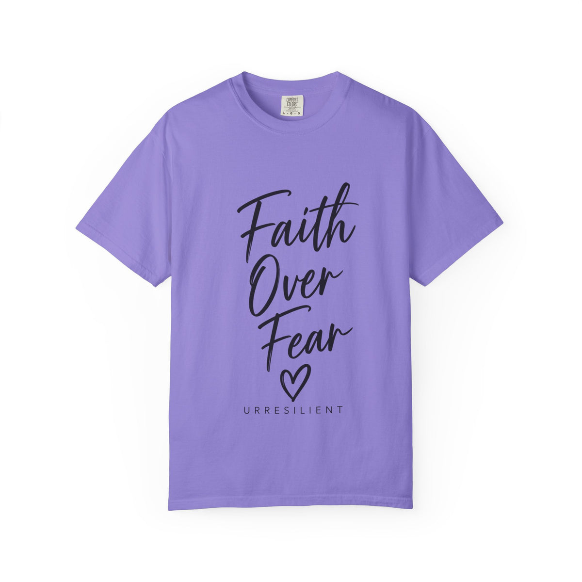 Faith Over Fear T-Shirt — Inspirational Christian Graphic Tee