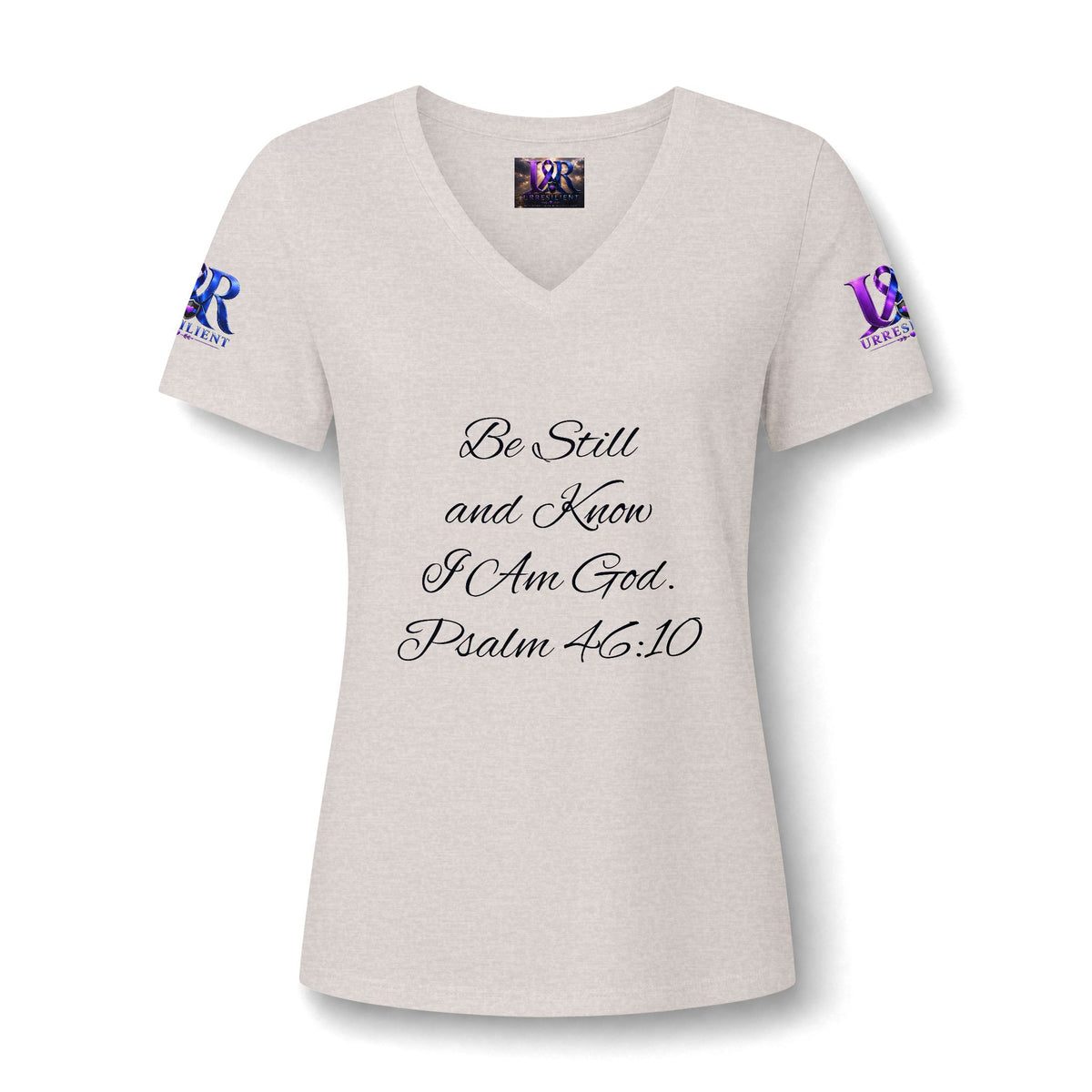 Women's Relaxed Heather CVC V-Neck Tee