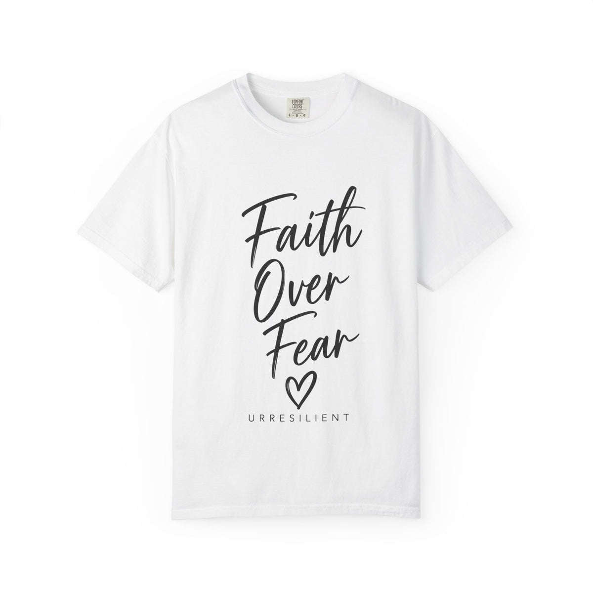 Faith Over Fear T-Shirt — Inspirational Christian Graphic Tee